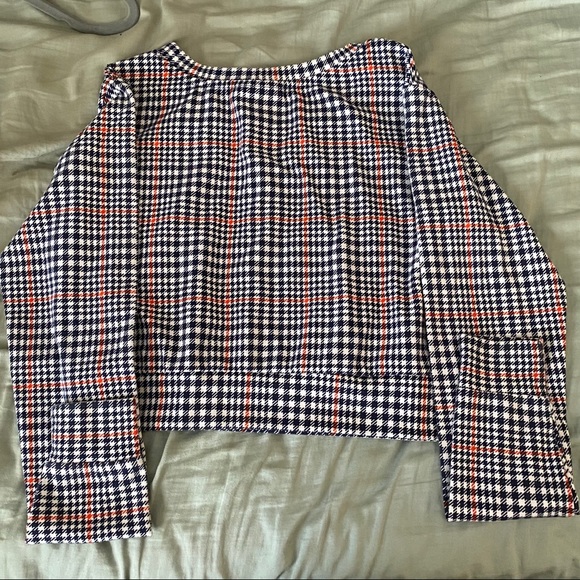 Cropped orange and blue shirt - Picture 4 of 4